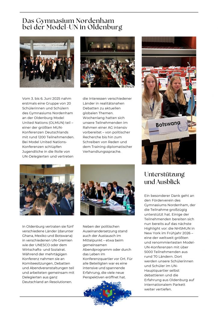 Schul-Newsletter Europa & Internationales - 1-13
