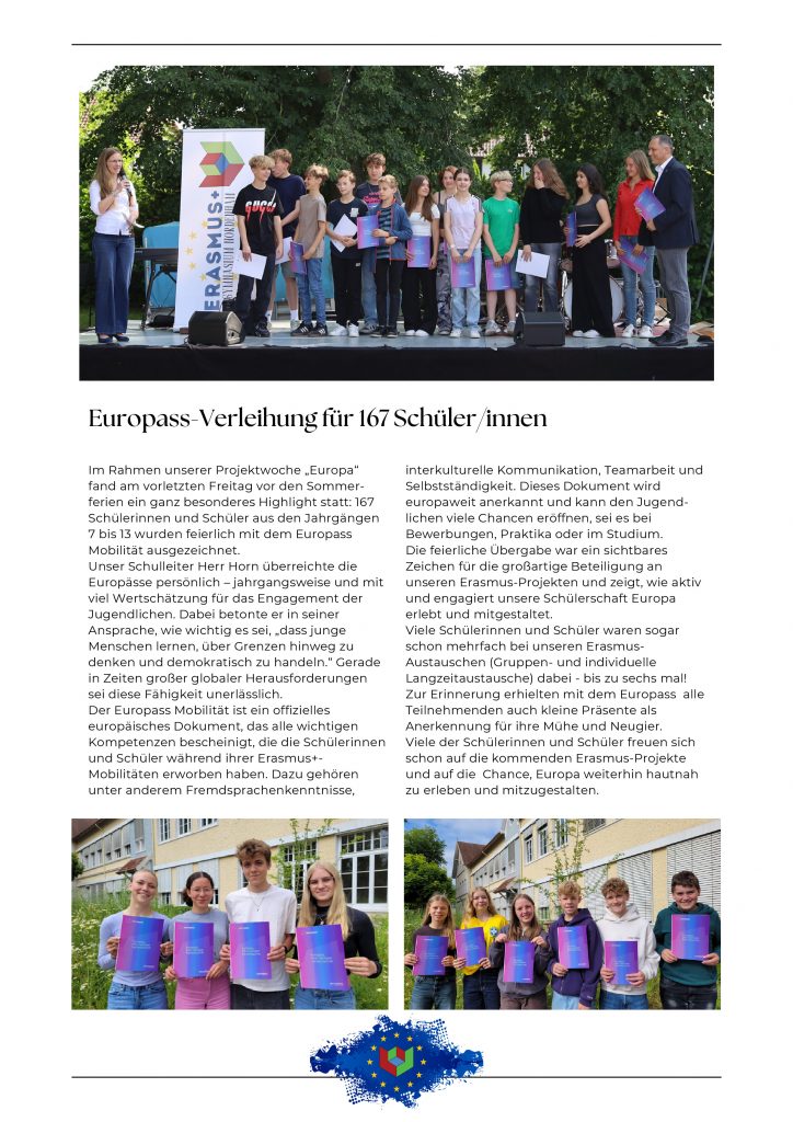 Schul-Newsletter Europa & Internationales - 1-14