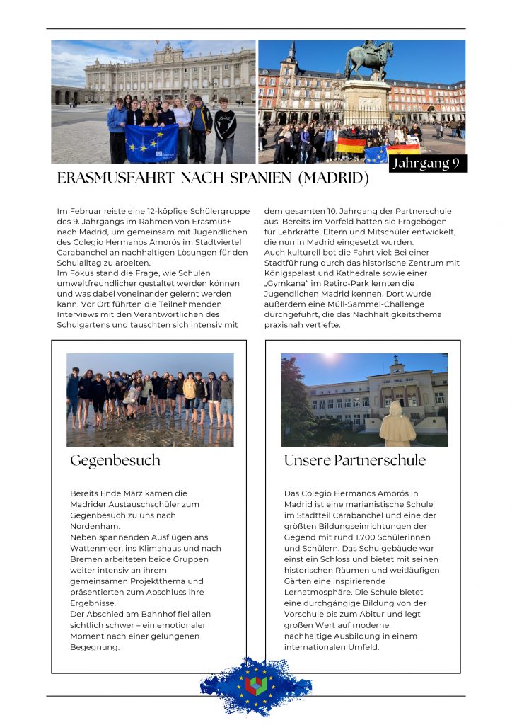 Schul-Newsletter Europa & Internationales - 1-4